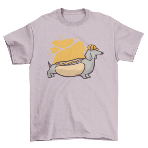 Dachshund Hot Dog T-Shirt