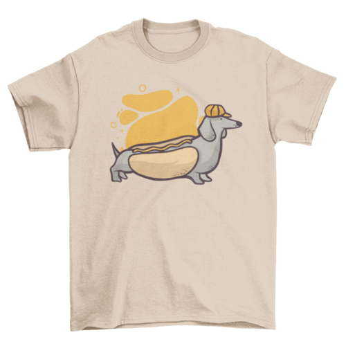Dachshund Hot Dog T-Shirt