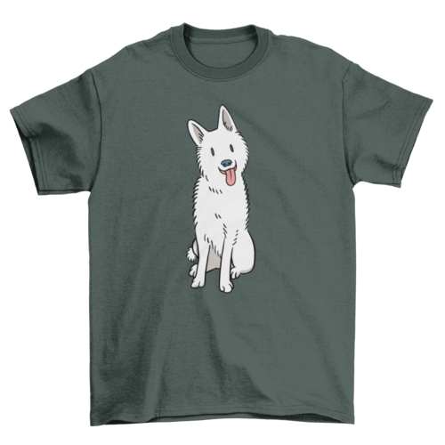 White Shepherd Dog T-Shirt