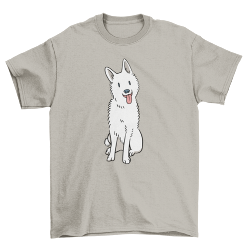 White Shepherd Dog T-Shirt