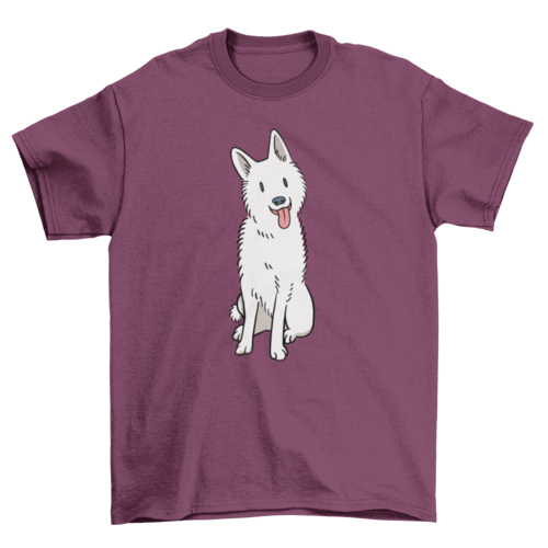 White Shepherd Dog T-Shirt