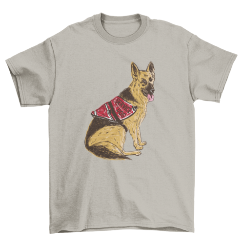German Shepherd Service Dog T-Shirt