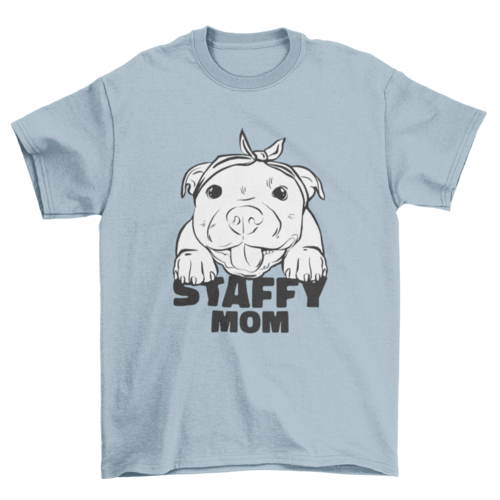 Staffordshire Bull Terrier Cute Dog T-Shirt