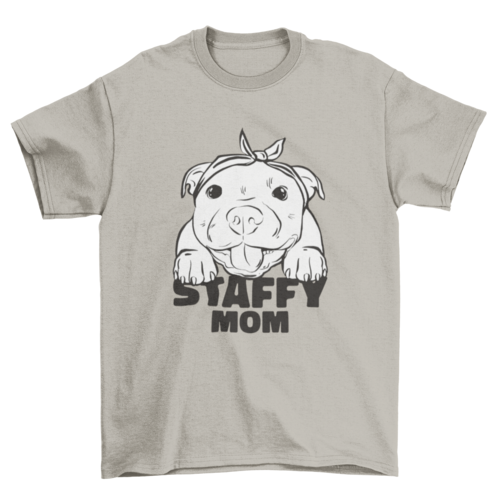 Staffordshire Bull Terrier Cute Dog T-Shirt