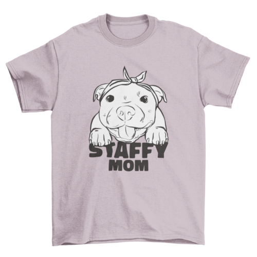 Staffordshire Bull Terrier Cute Dog T-Shirt