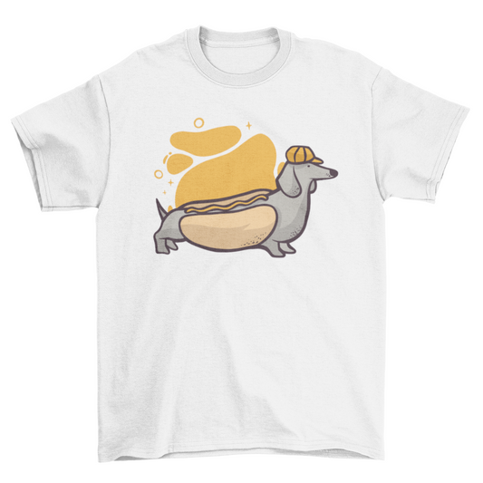 Dachshund Hot Dog T-Shirt