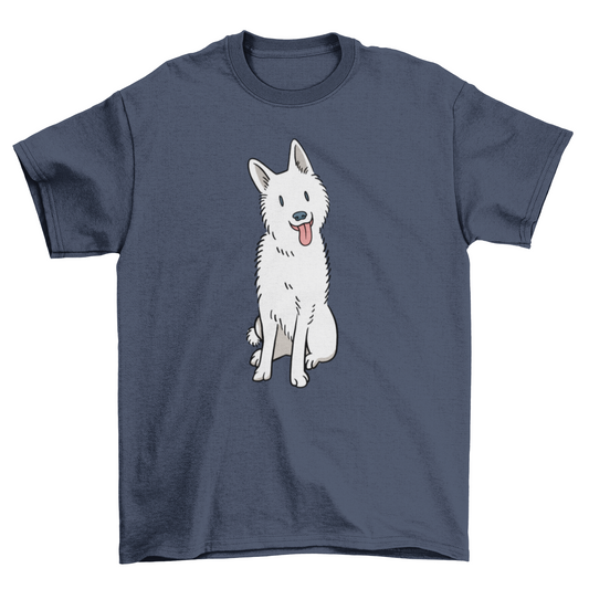 White Shepherd Dog T-Shirt