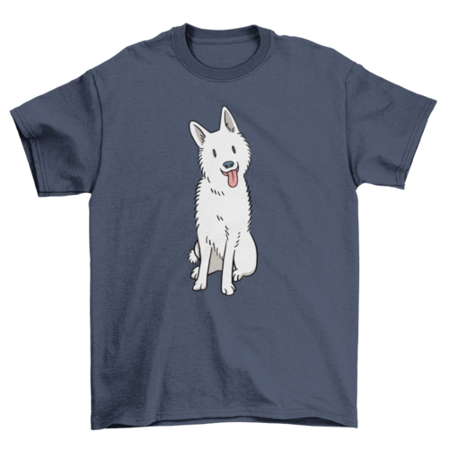 White Shepherd Dog T-Shirt